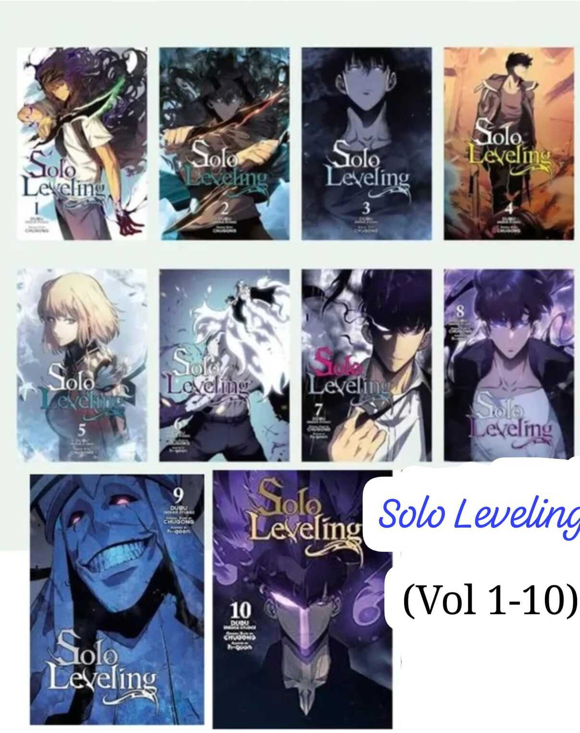 Image of Solo Leveling Vol (1 To 10) Box Set By Chugong (English) (Paperback)