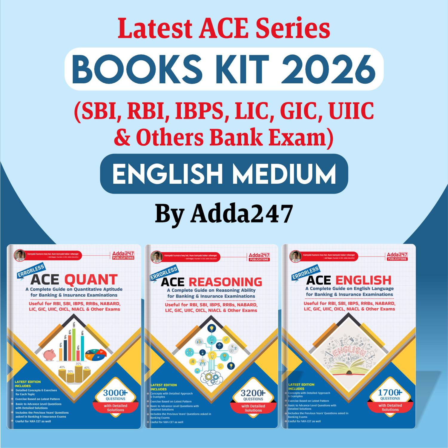 Ace Series Reasoning,Quant,English Language Book For Banking, Insurance Exam2026-27