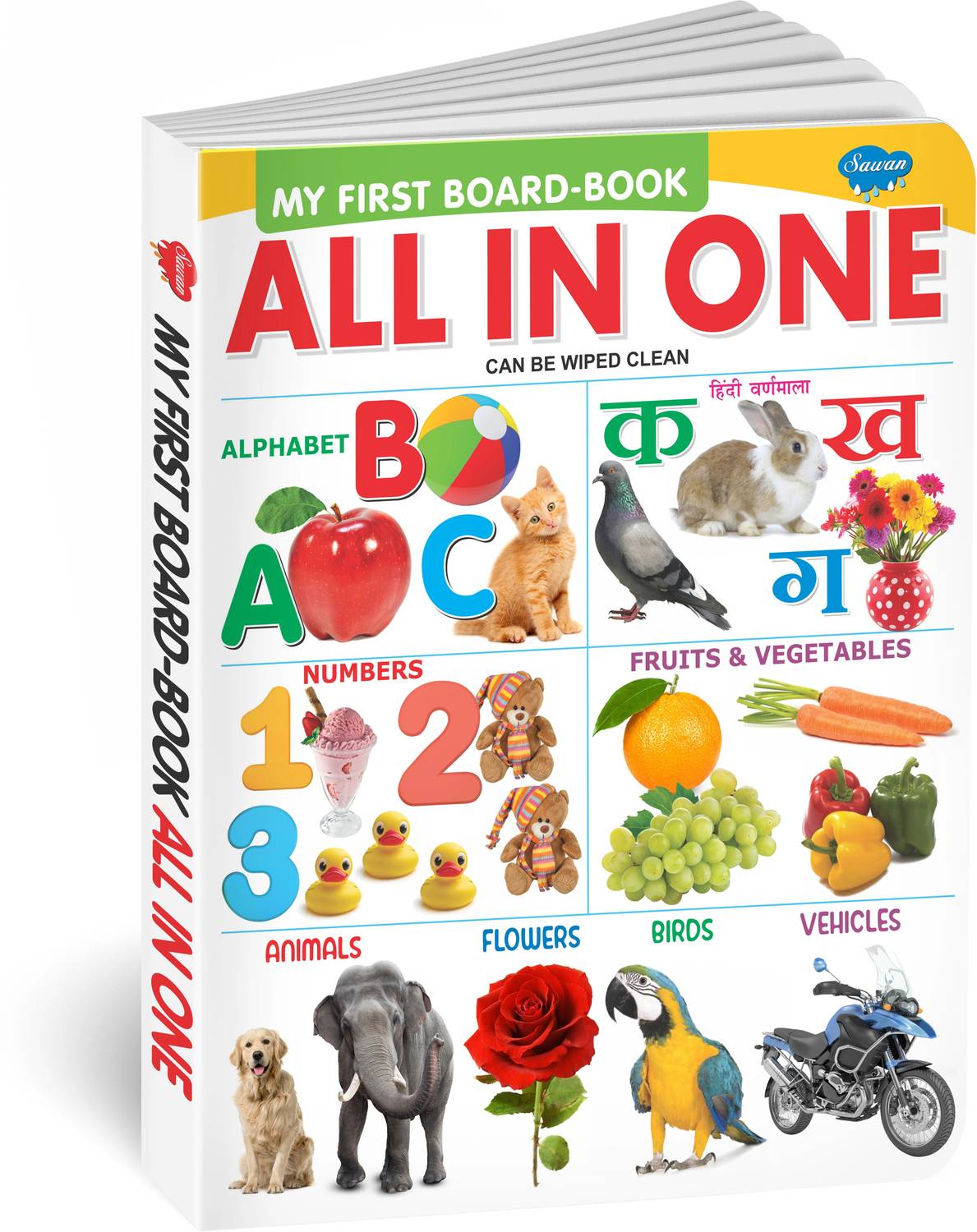 Books For Kids 3 Years Old All In One Board Book English By Sawan