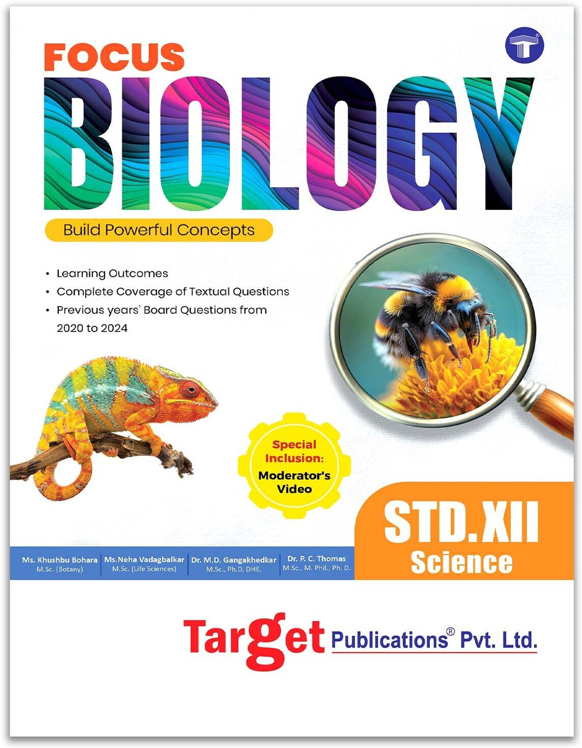 Image of Std 12 Biology Book | Science | Focus Notes | Based On Maharashtra State Board