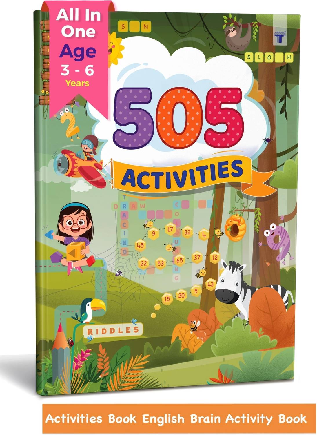 505 Activities Book For Kids Nurture Activity Book Children B