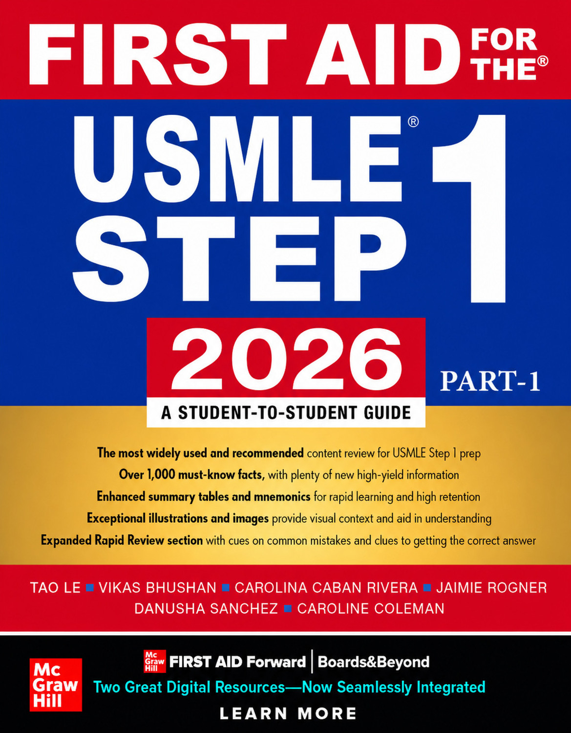 Image of Frist Aid 2026 Usmle 1 Step Version With Spiral Binding With Hd Print Quality