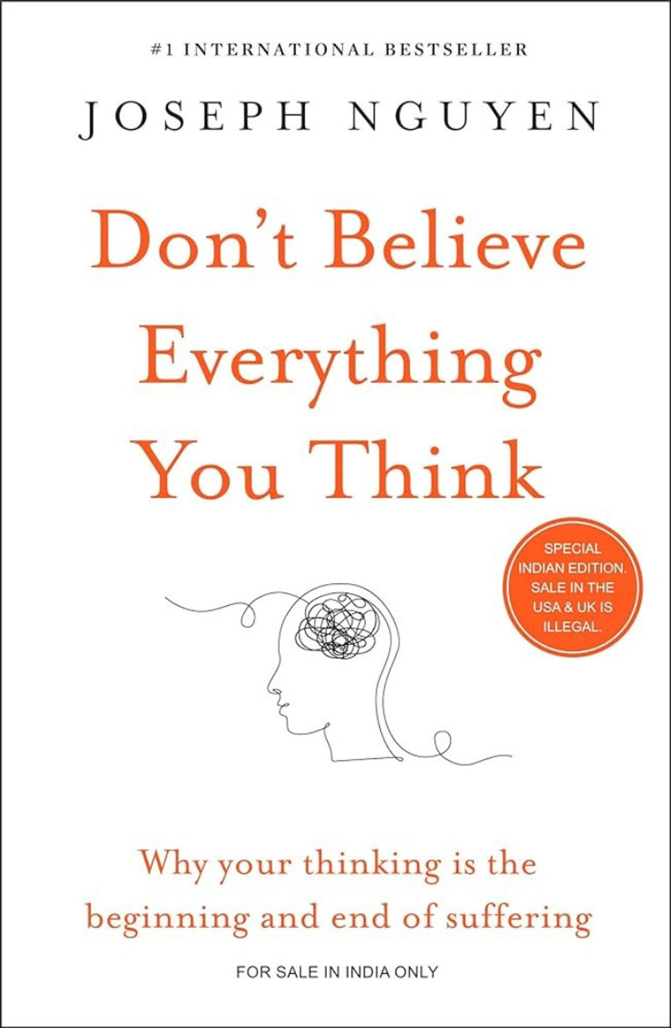 Image of Don't Believe Everything You Think & Art Of Not Overthinking Self-Help Book (Combo Books Set)