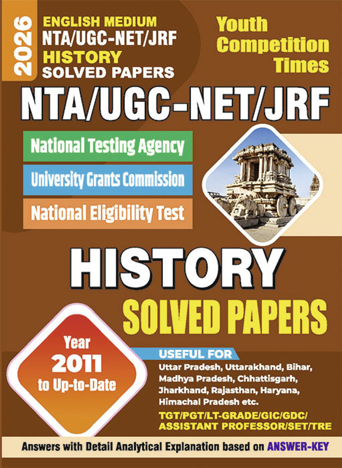 Image of 2025-26 NTA UGC-NET /JRF History Solved Papers 576 995