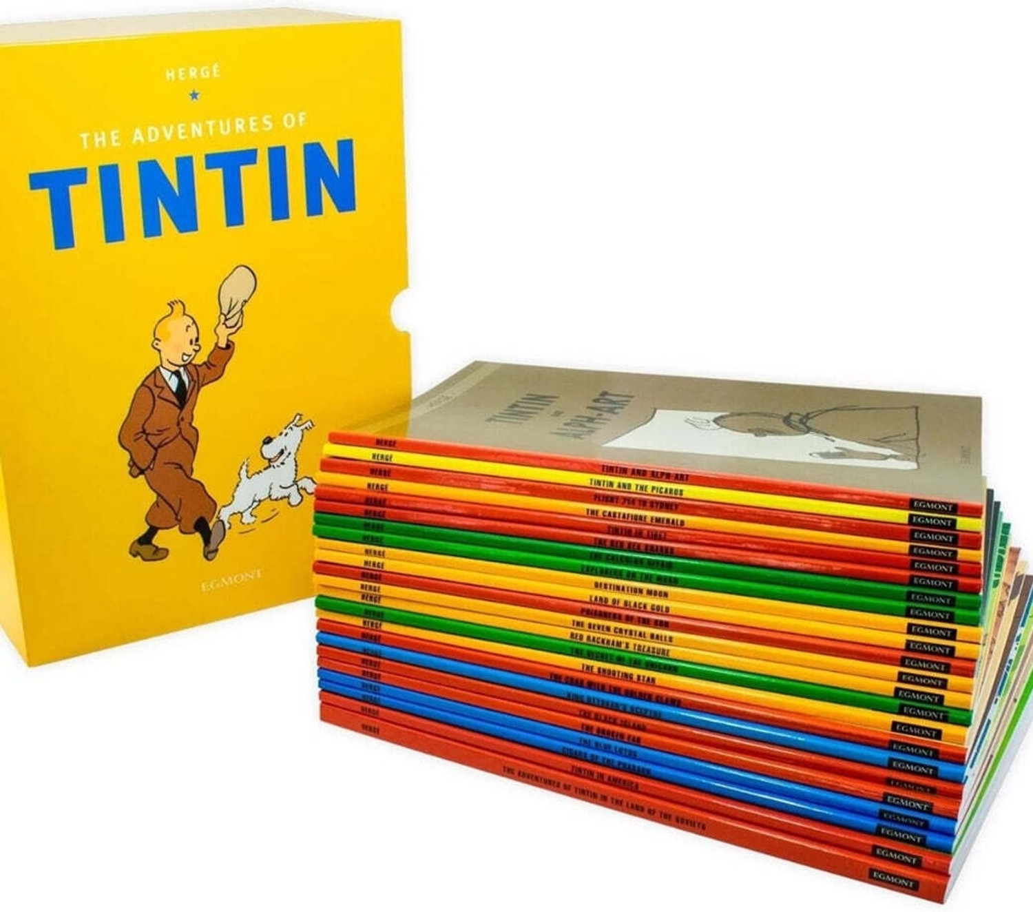 Image of The Adventures Of Tintin - Complete Collection (Box Set Of 23 Paperback Books)