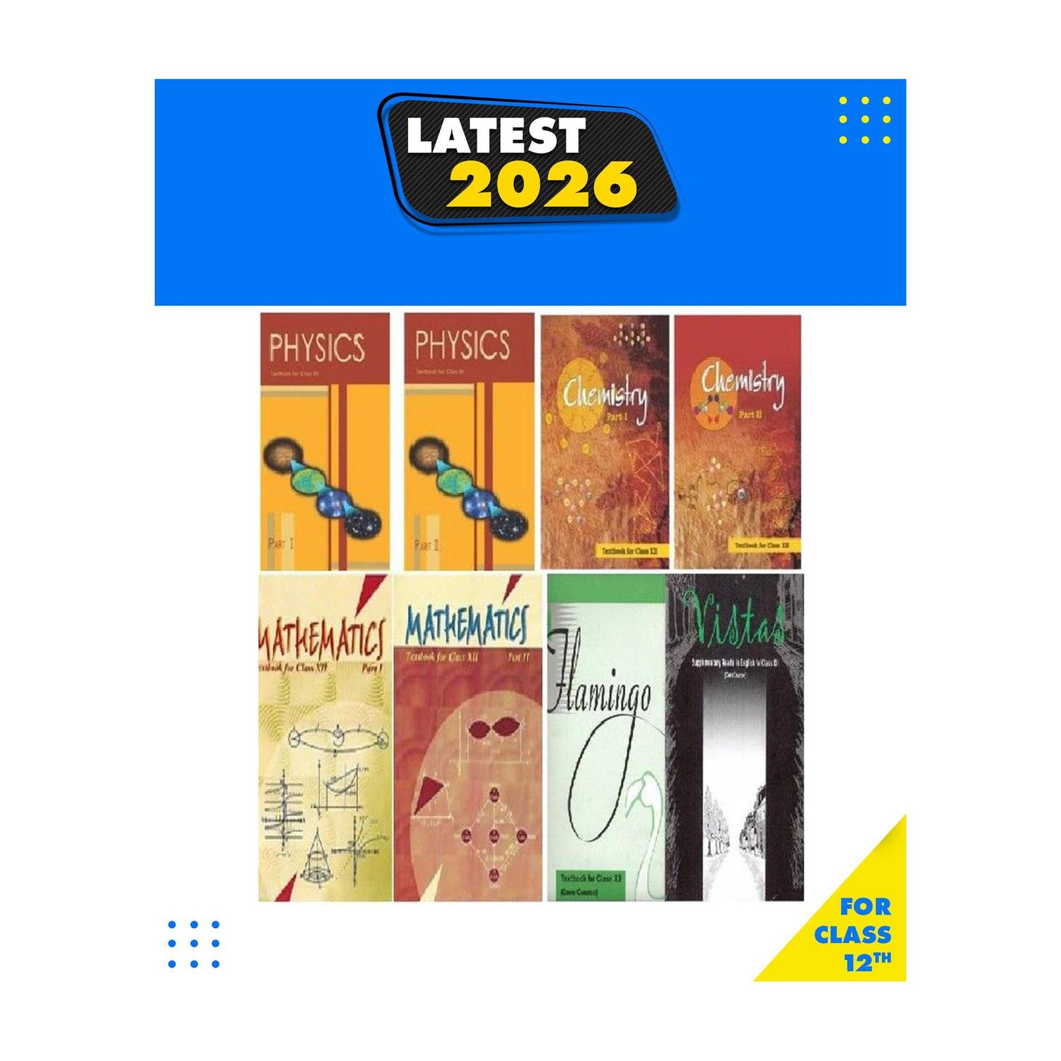 NCERT Science PCM Complete Books Set For Class -12 English Medium Paperback Binding, NCERT Paperback, NCERT|New Latest Edition For 2025-2026