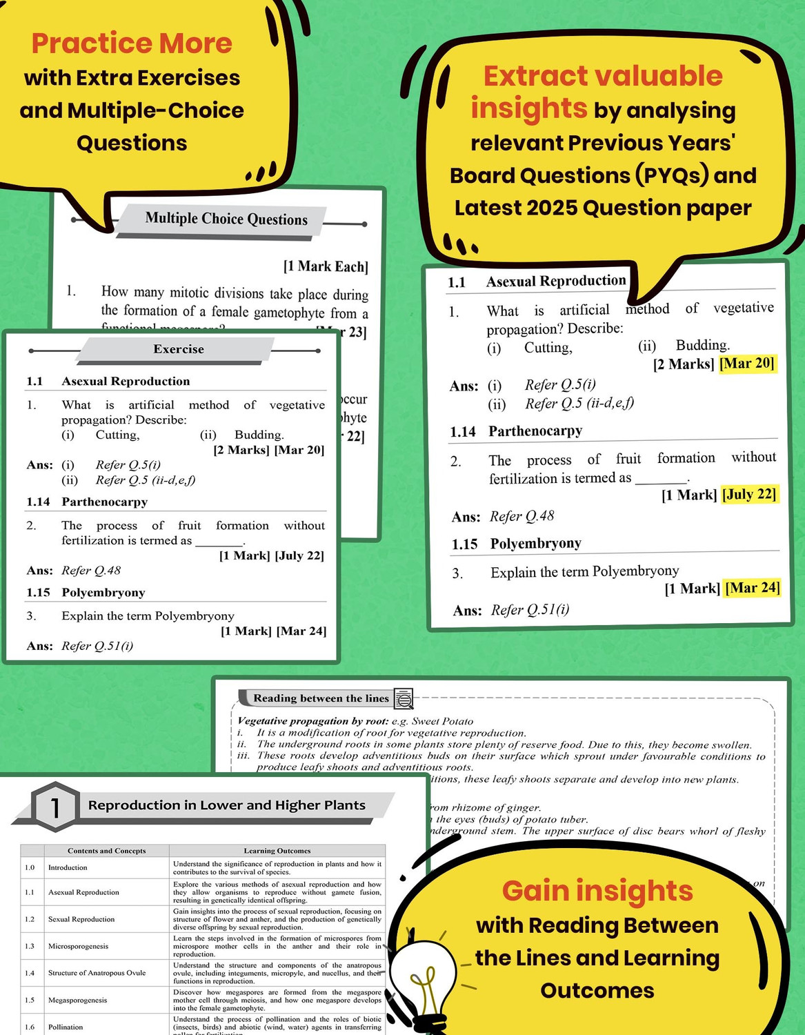Image of Std 12 Biology Book | Science | Focus Notes | Based On Maharashtra State Board