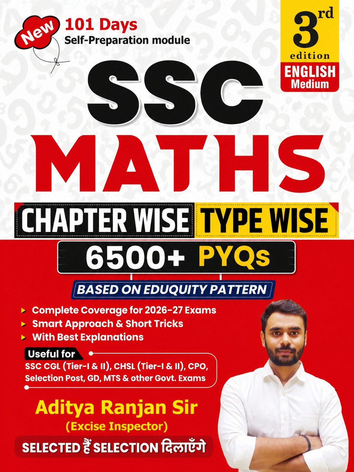 Image of SSC Maths Chapter Wise & Type Wise 6500+ PYQs | English Medium |