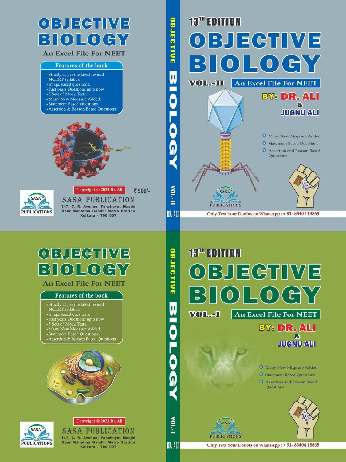 Image of Dr. Ali Objective Biology For Neet 2025 (13Th Edition) (Set Of 2 Books)