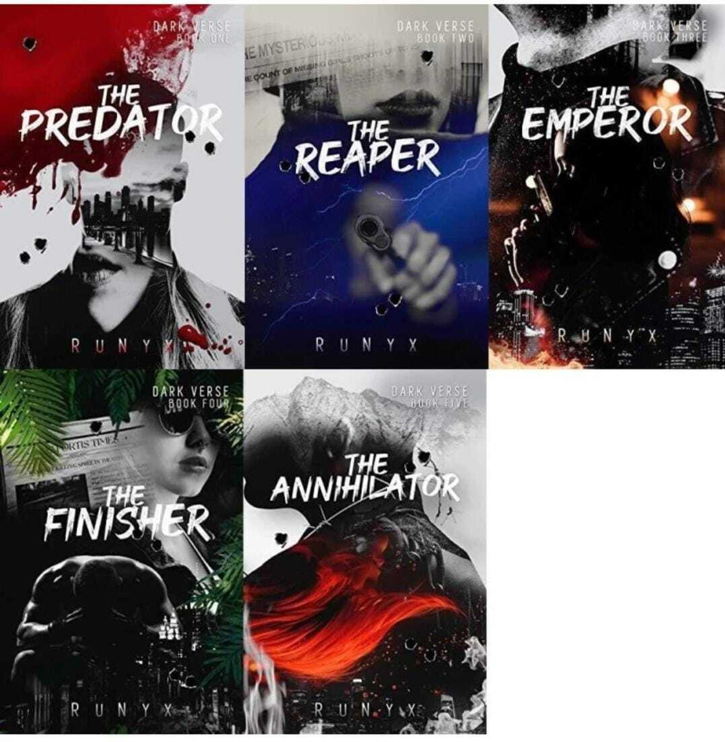 Image of The Predator + The Reaper + The Emperor + The Finisher + The Annihilator (Paperback, RuNyx)