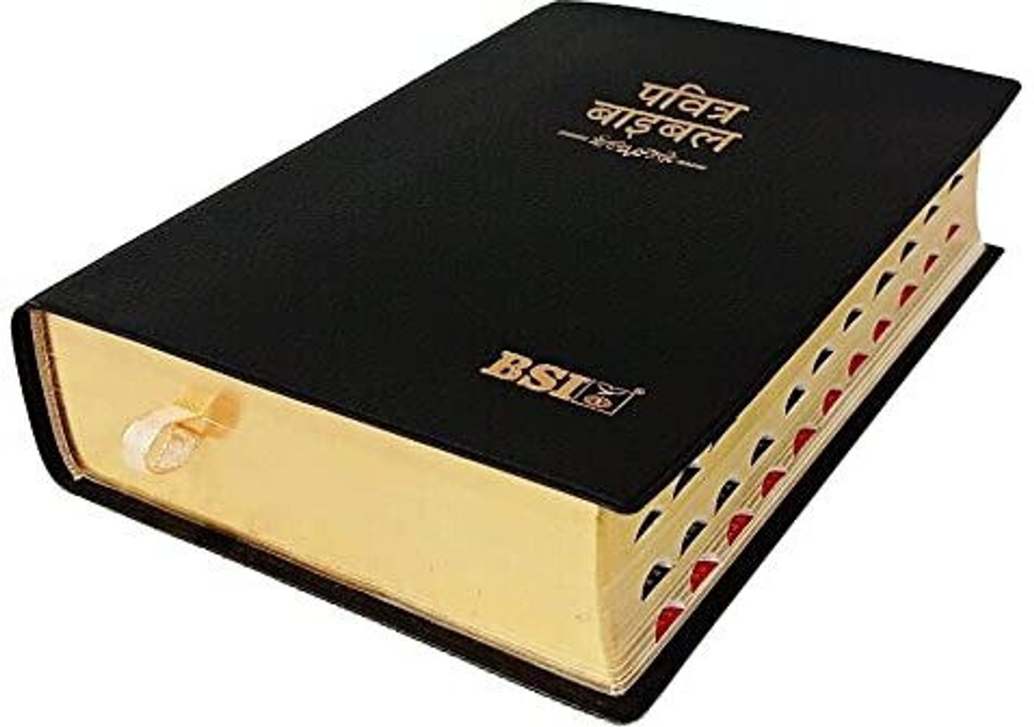 Image of Hindi Bible Compact Thumb Index Vinyl TI Gilt Yapp O.V. (2021) Contains Old And New Testament BSI