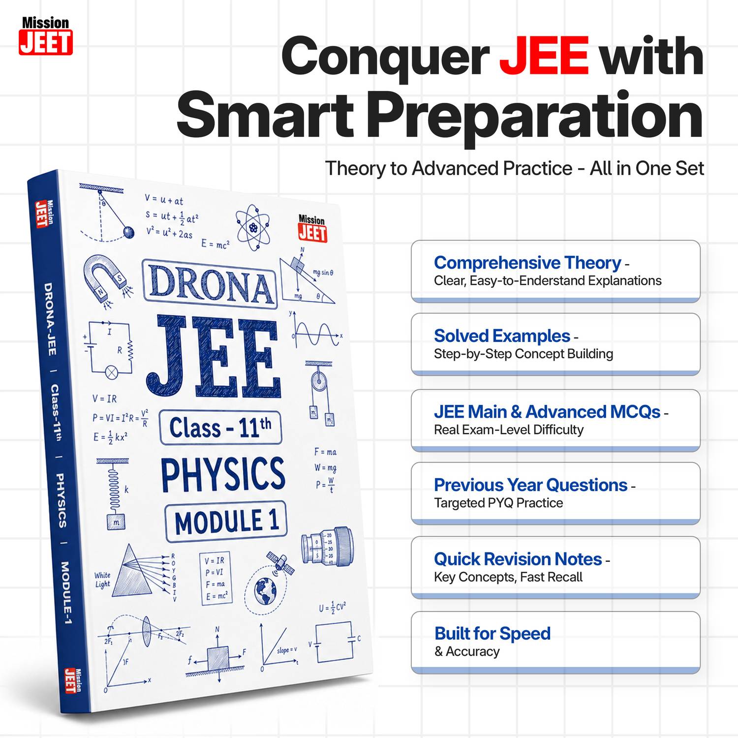 DRONA JEE Class 11 PCM Module Set - Image 2