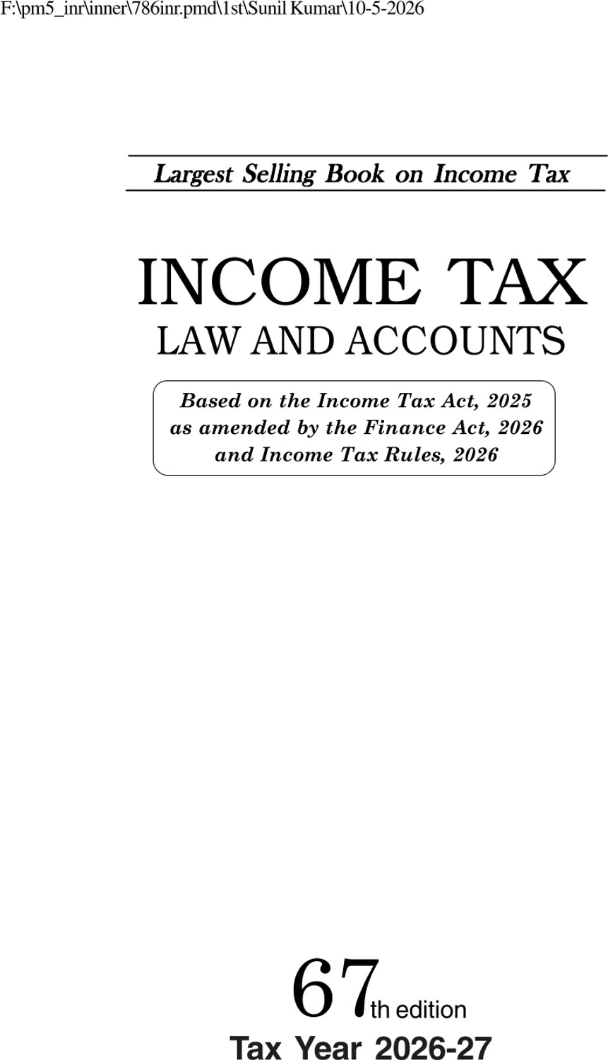 Image of Income Tax Law And Accounts