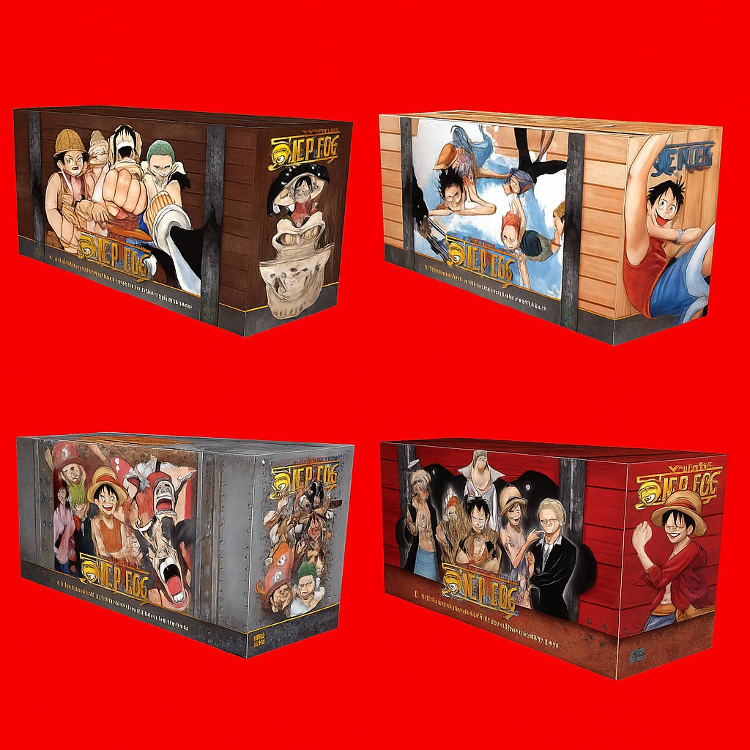 One Piece Box Set (1 To 4) Vol (1-91) By Eiichiro Oda (English