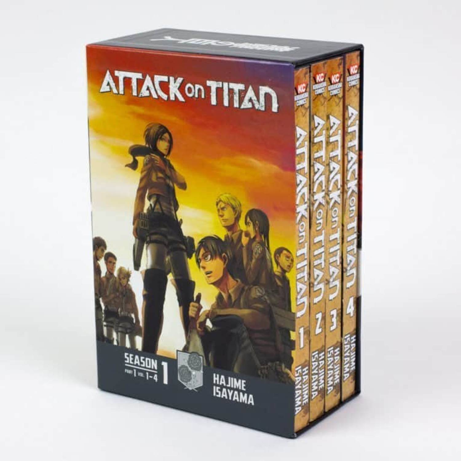 Attack On Titan Season 1 Part 1 Manga Box Set (English, Paperback, Isayama Hajime)