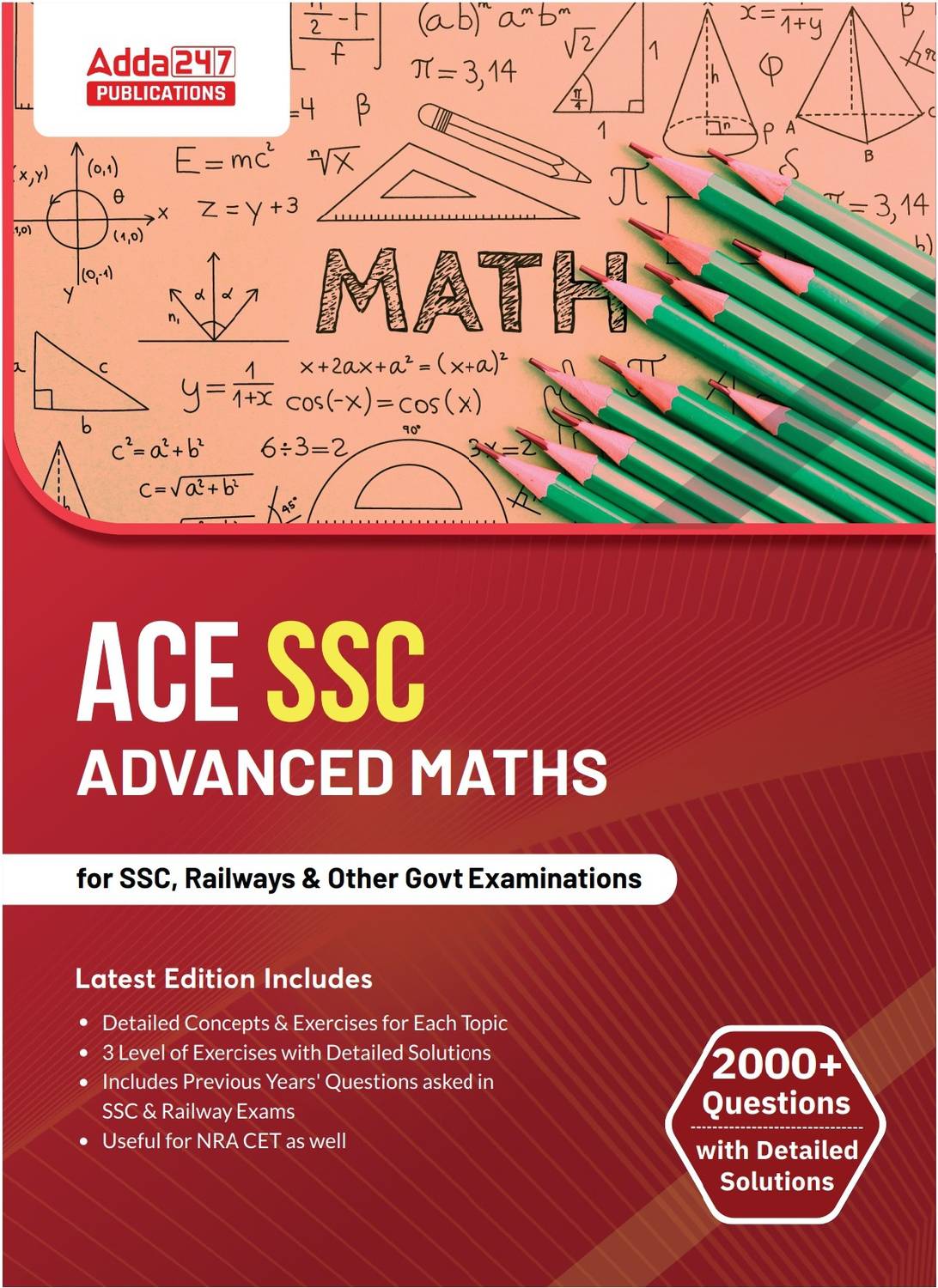 Ace SSC Advance (Quant) For SSC CGL, CHSL, CPO, GD And Other Gov