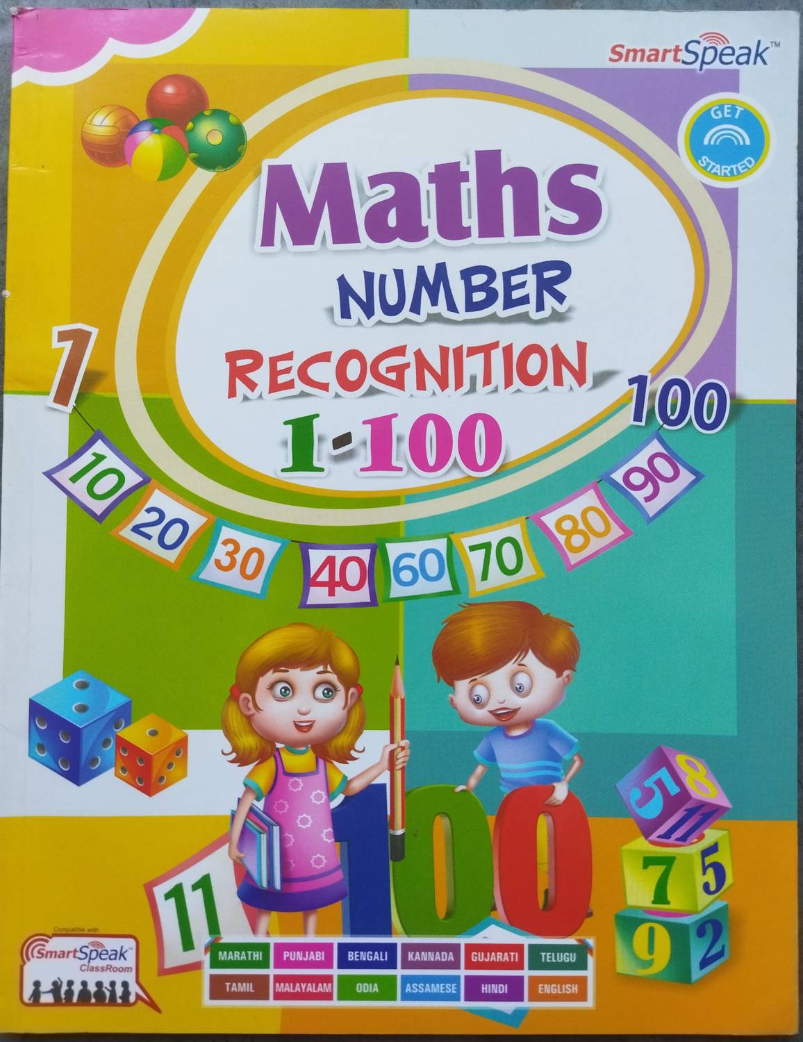 Maths NUMBER RECOGNITION 1-100 Book For All Children, Kids