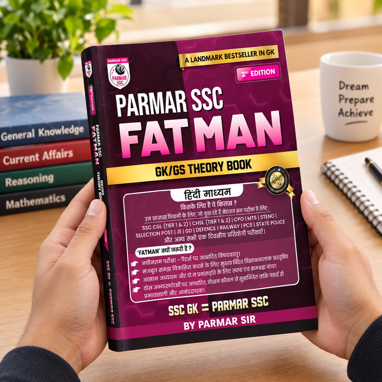 Image of SSC Fatman | GK /GS Theory Book | Hindi Medium | 2nd Edition, 2026 | (Paperback, Hindi, Parmar Sir)