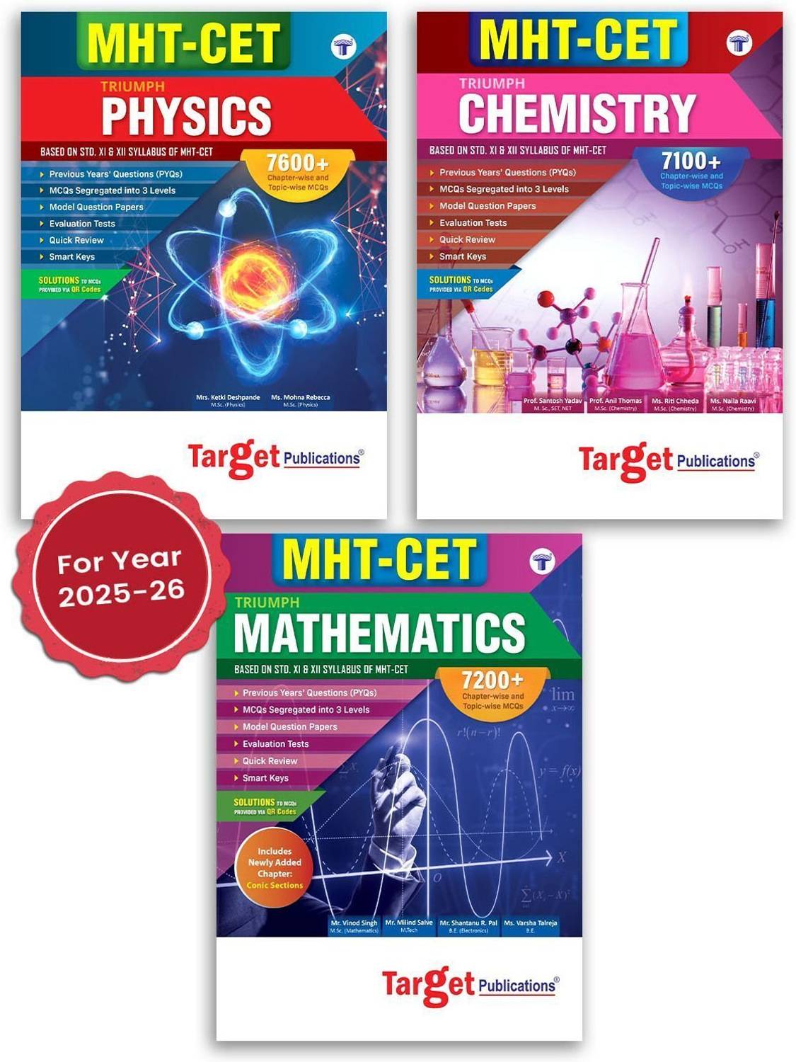 MHT-CET Triumph Physics, Chemistry And Maths (PCM) 2026 MCQs C