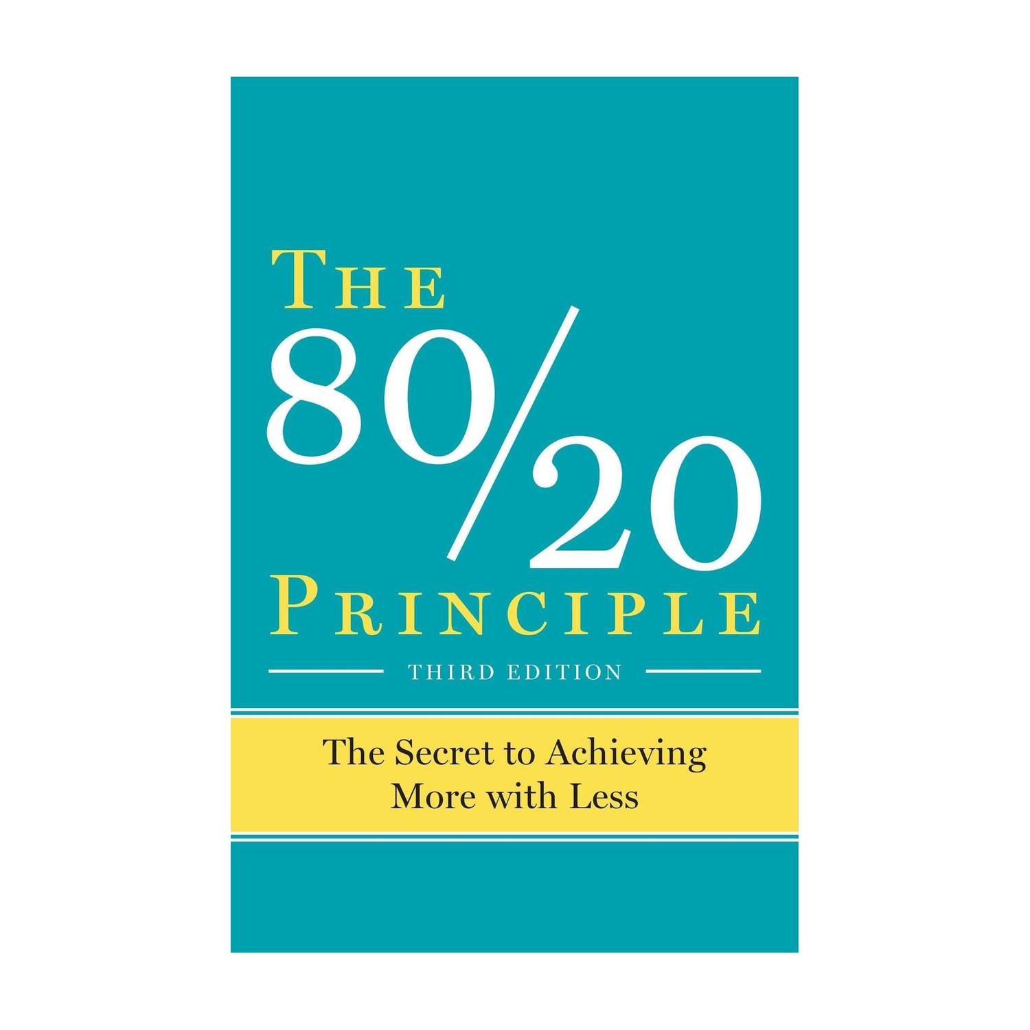 The 80/20 Principle The Secret To Achieving More With Less Generic Paperback With SpaceHaven Bookmark