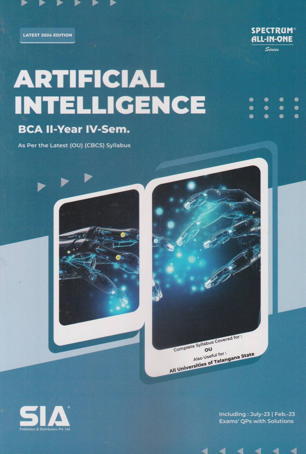 Artificial Intelligence BCA II-Year IV-Sem As Per The Latest OU (CBCS)Syllabus Latest 2024 Edition