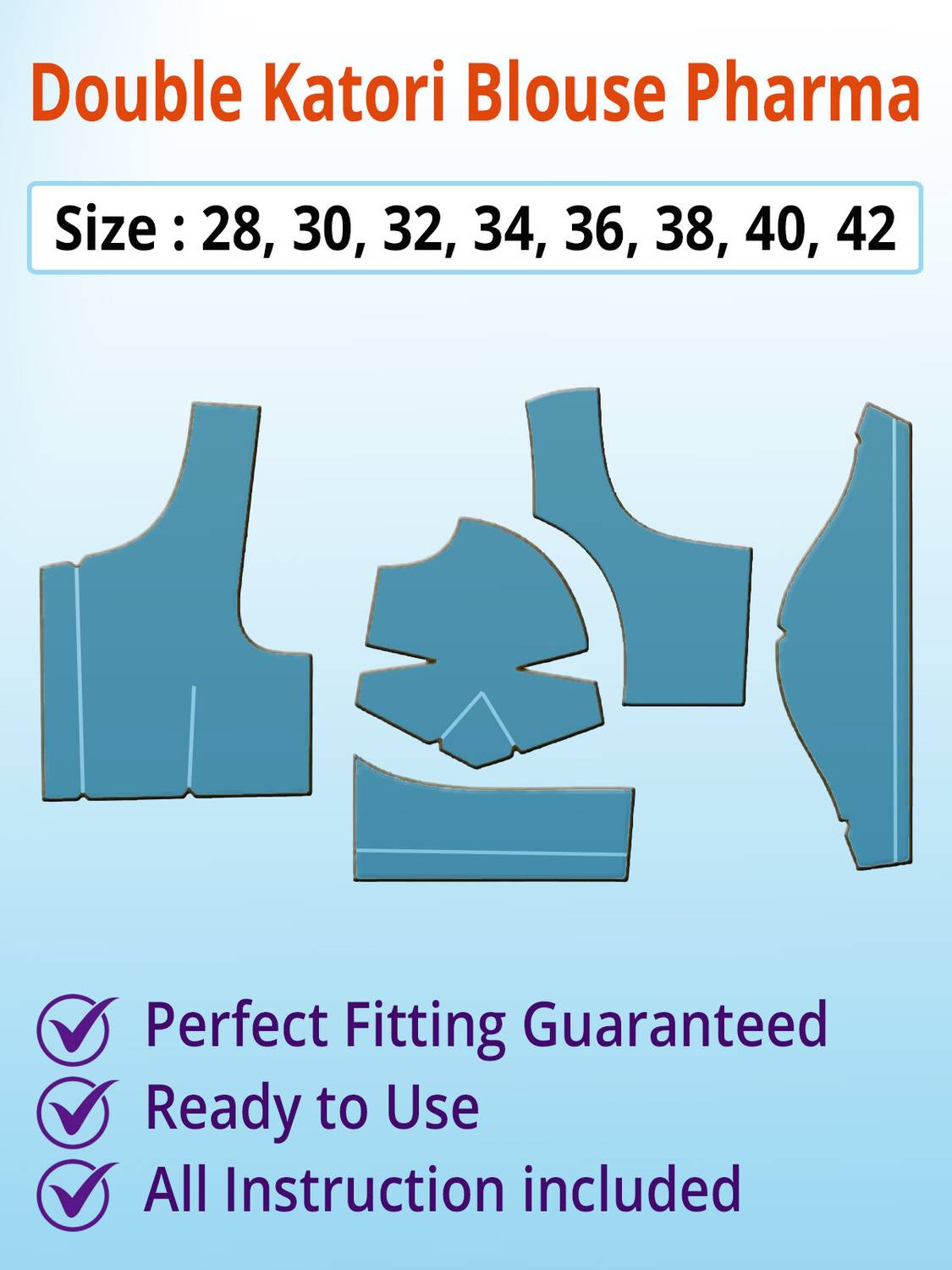 Best Double Katori Blouse Pharma / Pattern / Design For Blouse C