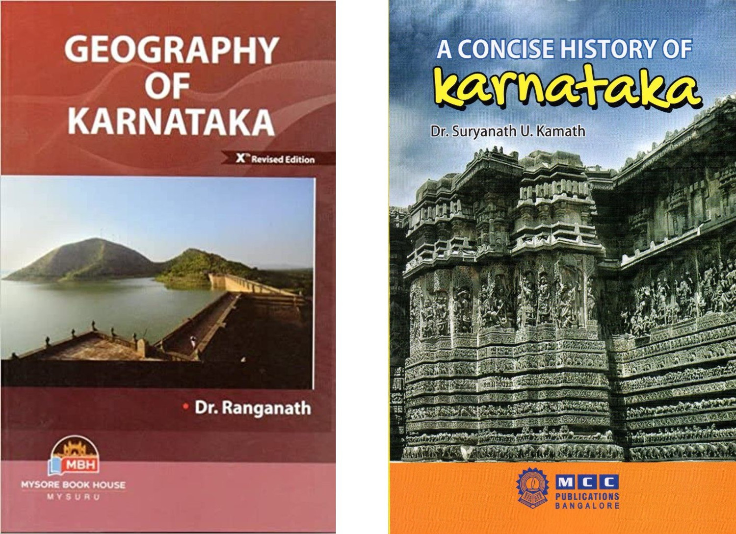 Image of Geography Of Karnataka + A Concise History Of Karnataka | Set Of 2 Books |Revised, Latest|
