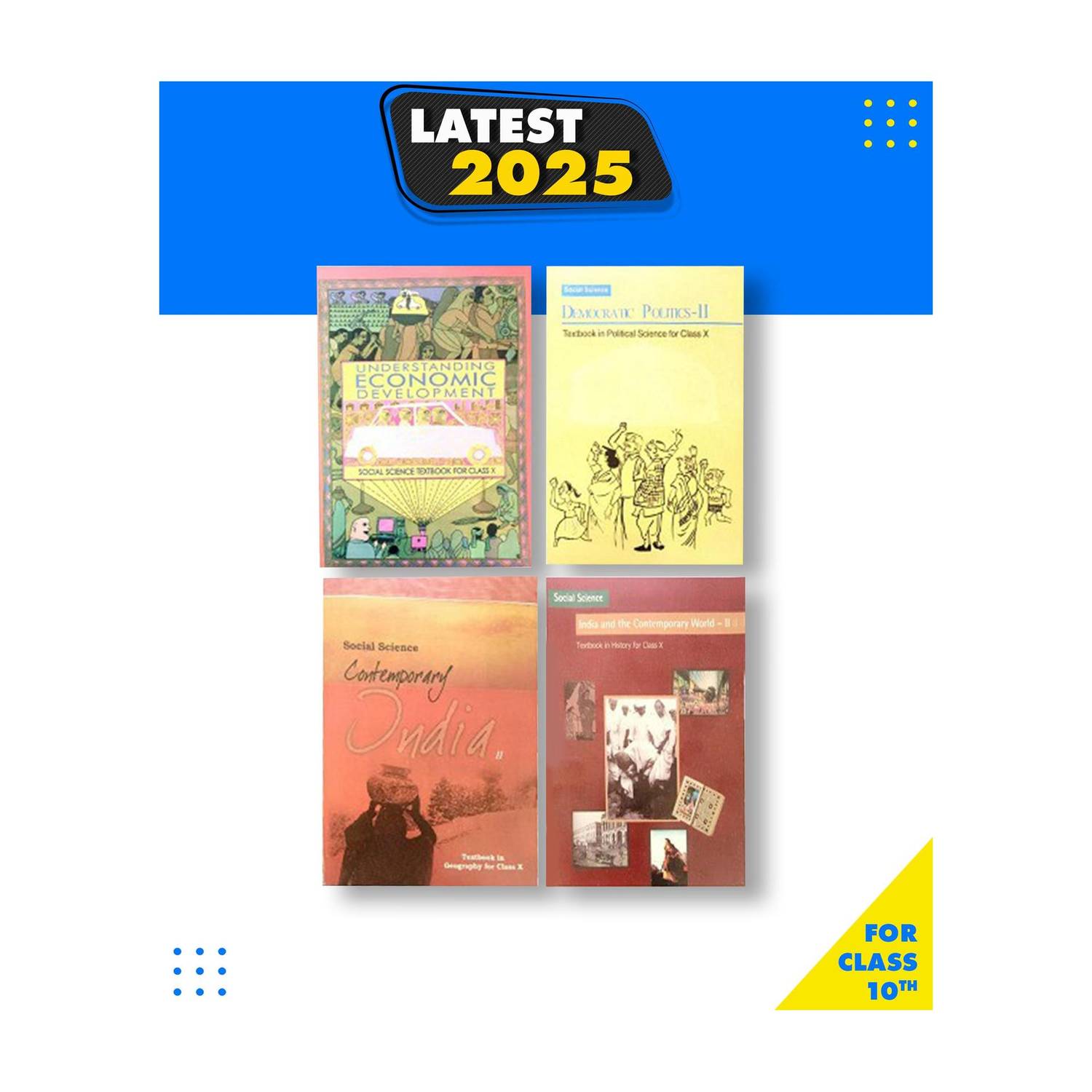 Ncert Class 10th Sst Paperback, NCERT|New Latest Edition For 2025-2026