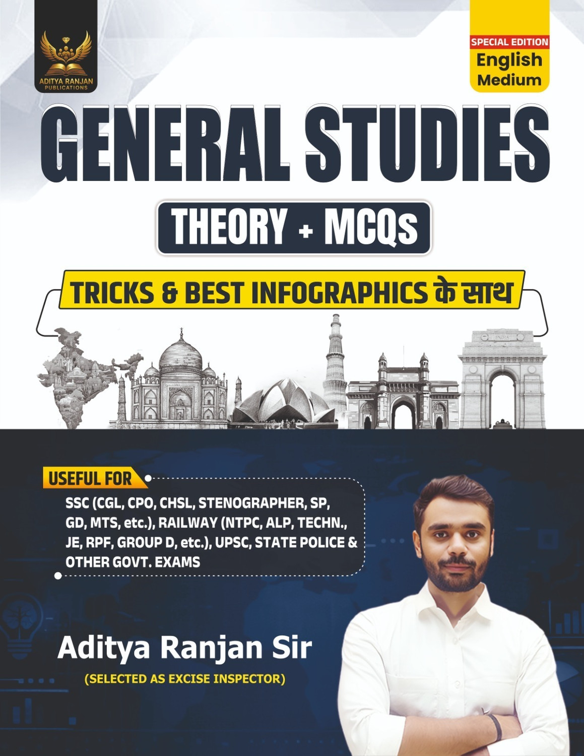 Image of General Studies SSC | GK /GS Theory Book | English Medium | 1st Edition, 2026 | Useful For SSC CGL And CHSL (Tier 1 & 2) | CPO | MTS | Steno | Selection Post | JE | GD | Defence | Railway | PCS | State Police & All Other One Day Competitive Examination