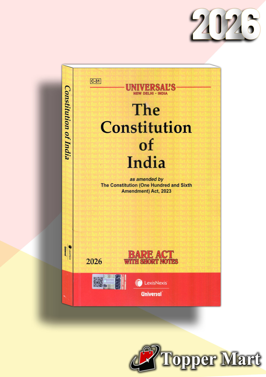 Image of THE CONSTITUTION OF INDIA Editon 2026