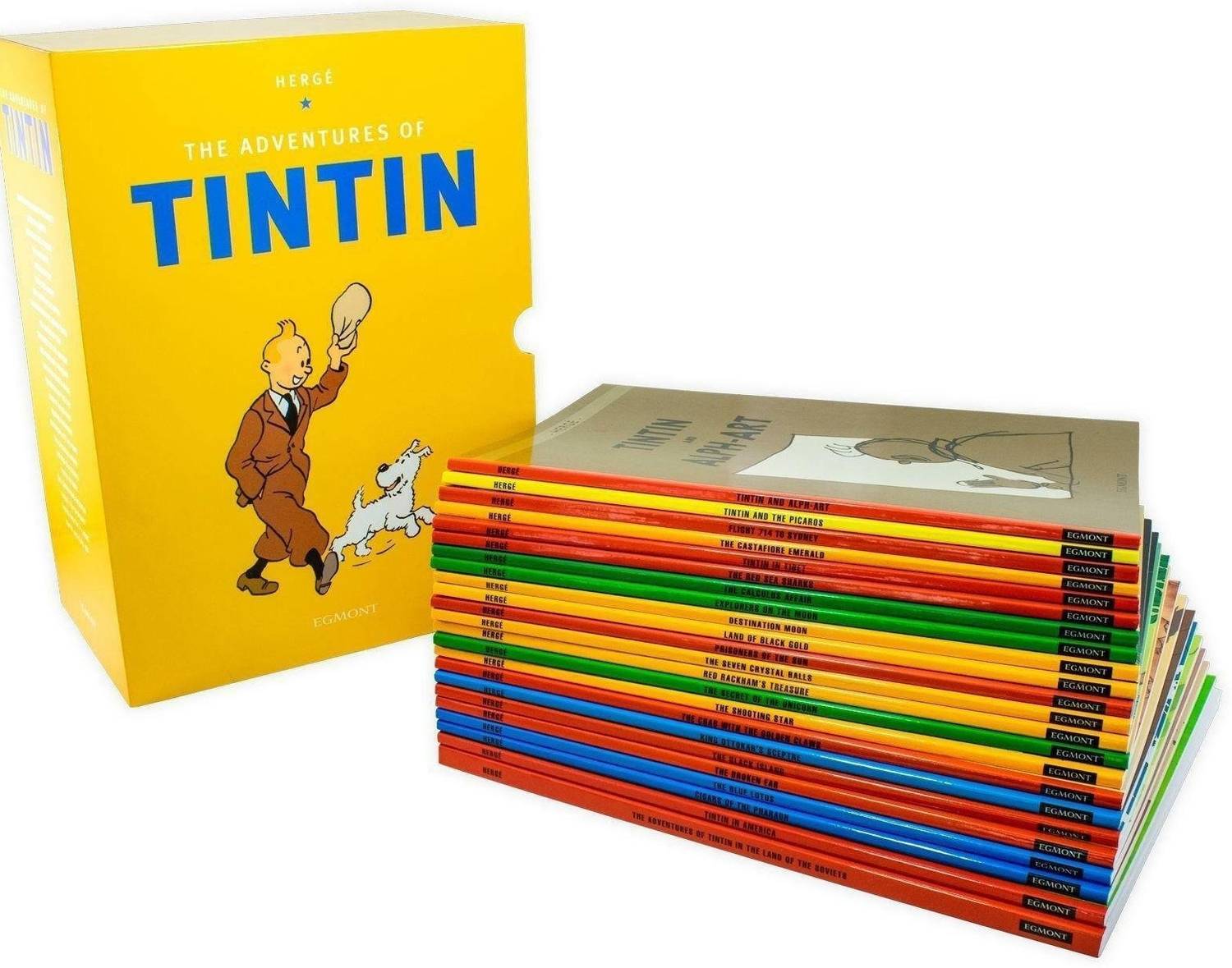 Tintin 23 Books Set Box (English Paperback): Buy Tintin 23 Books