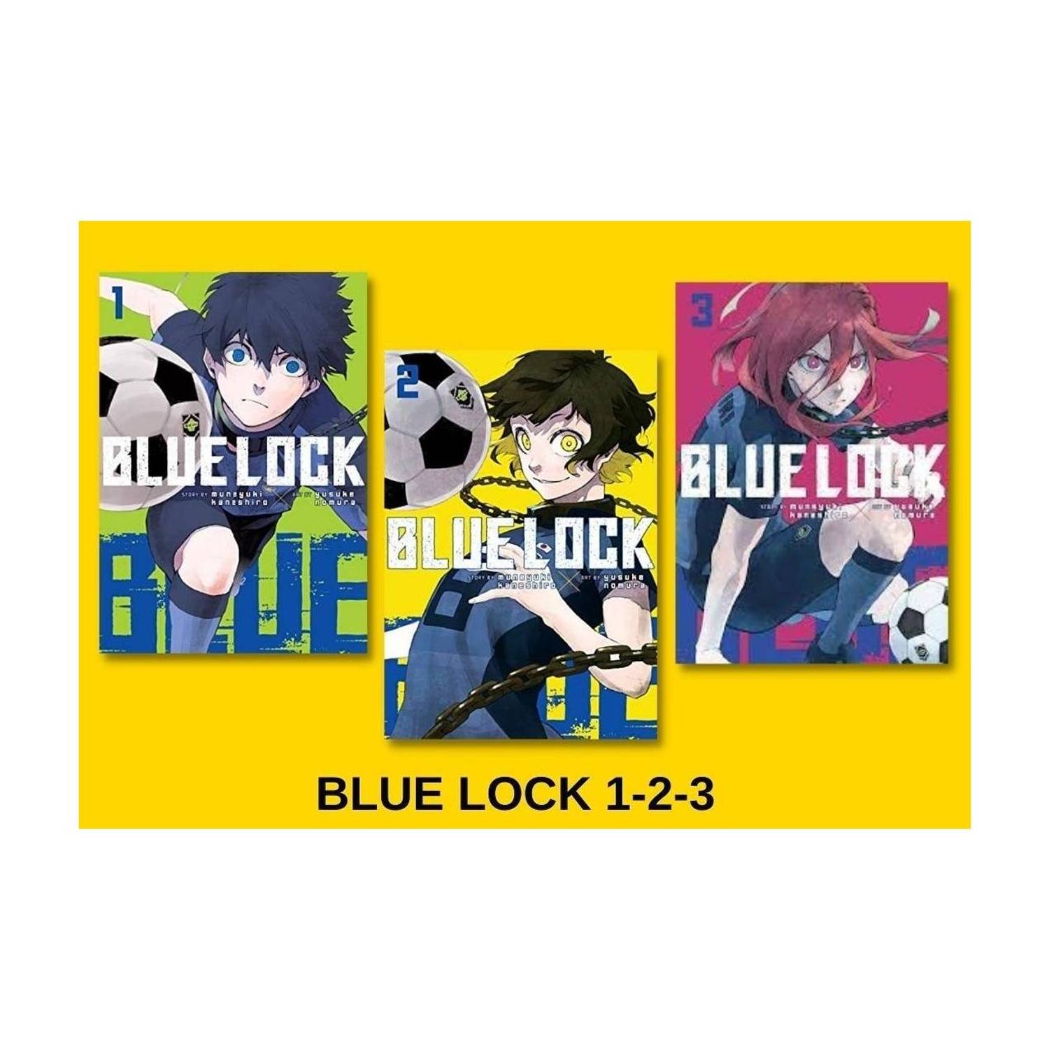 Blue Lock Manga Vol 1-3 Combo - Image 1