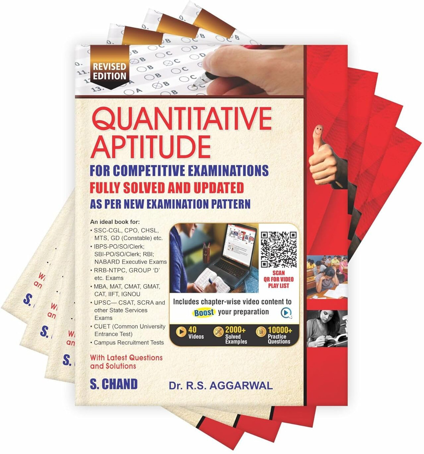 Image of Quantitative Aptitude+A Modern Approach To Verbal & Non-Verbal Reasoning Combo Of 2 Books (Revised Edition 2025) | 47 Videos | 1000+ Solved Examples | 7500+ Practice Questions | SSC CGL CHSL, IBPS, Bank SBI PO Clerk, Railway CAT, MAT, Police, UPSC Exam Book