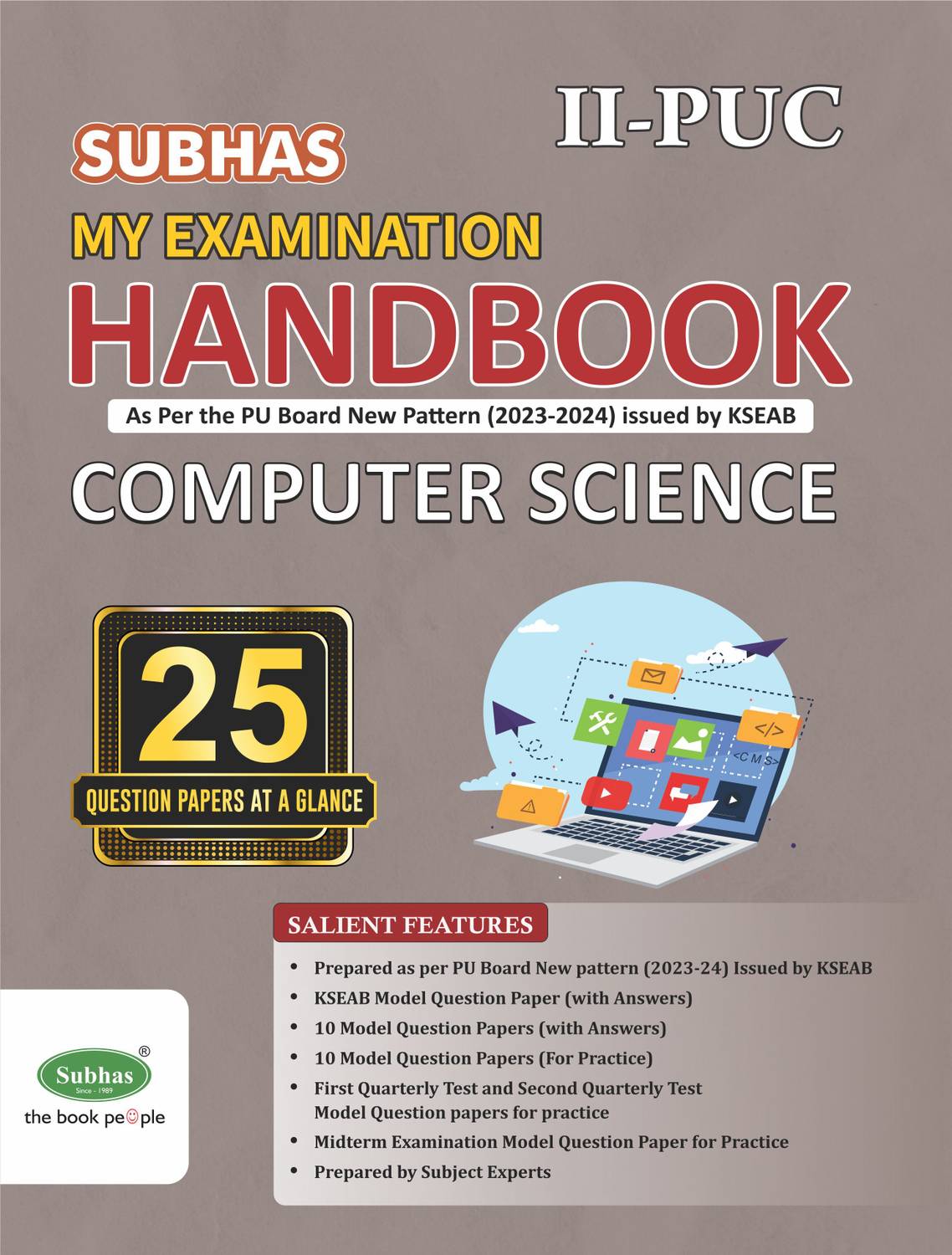 2nd Puc Examination Handbook Computer Science As Per New Exam Pattern 2023-24