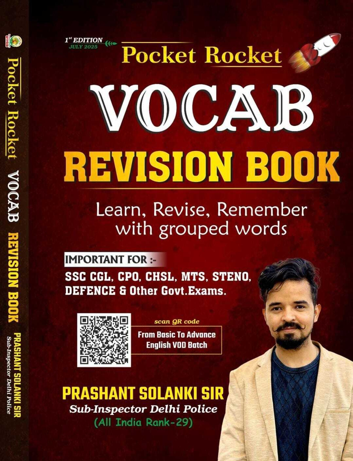 Image of Pocket Rocket Vocab Revision | Learn | Revise | Book By Prashant Solanki Sir