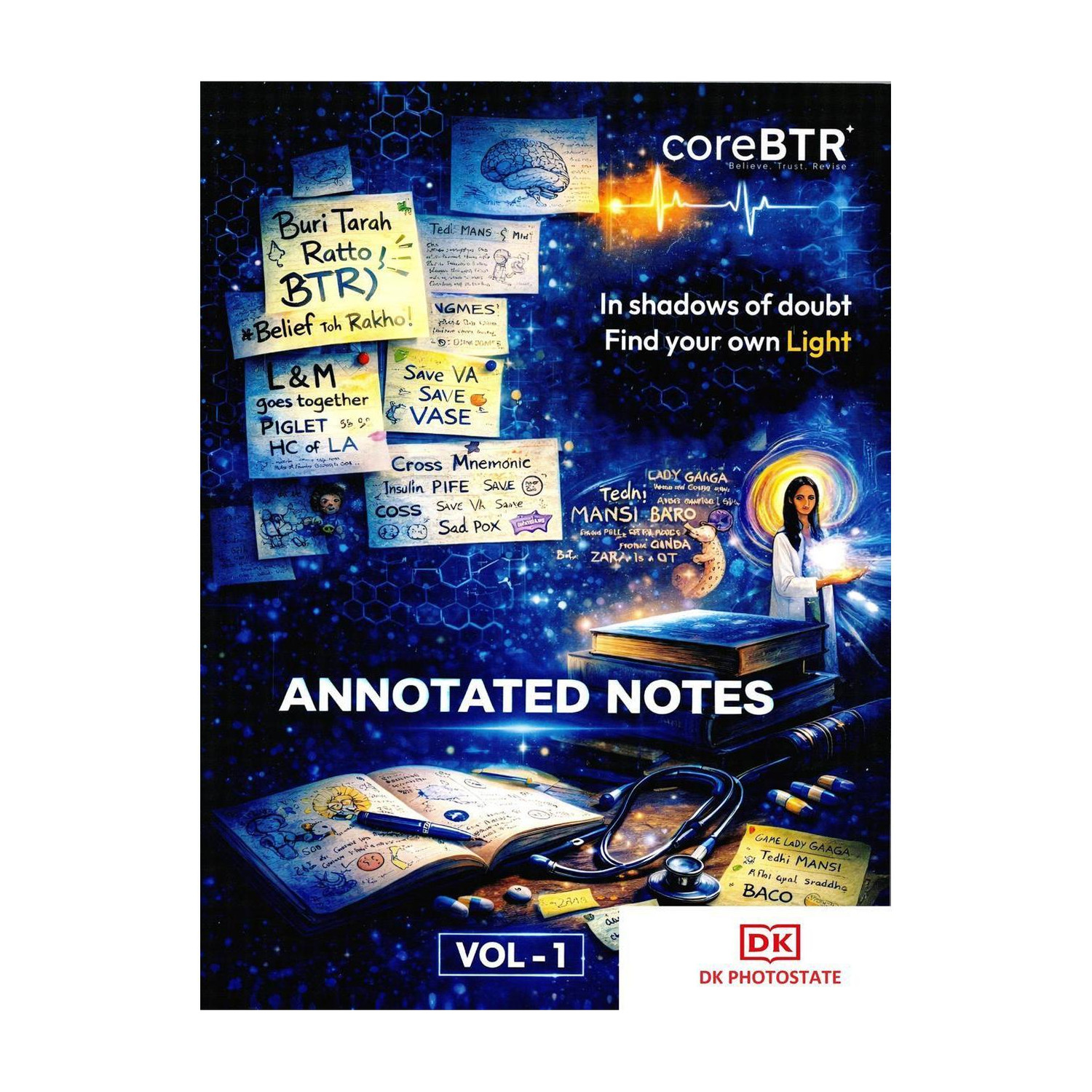 Core Btr 3.0 Offical Annotated Vol-1,2,3 Complete Set Offical Books Digital Hd Colour Notes 2026/2027