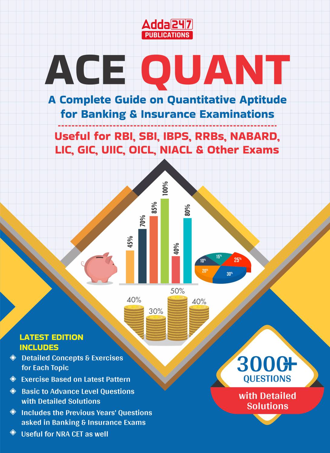 Bank Ace Quant - 2700+ Chapterwise Questions For Quantitatienve