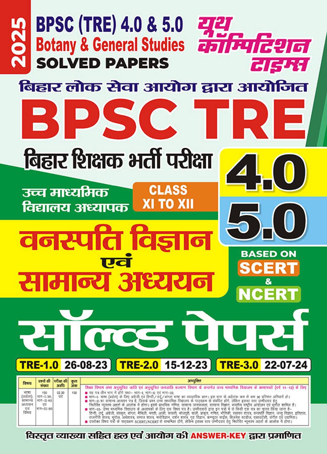 2025-26 BPSC TRE 4 & 5 Class IX-X Botany & GS Solved Papers & Practice Book 72 150