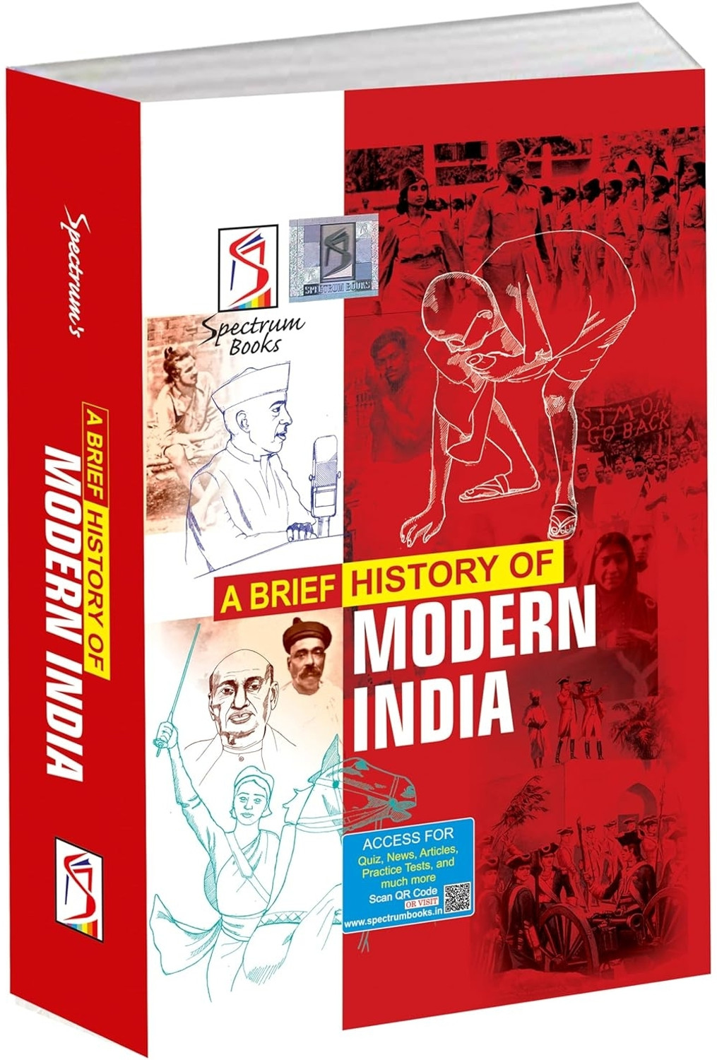 Image of A Brief History Of Modern India | Spectrum | UPSC | Civil Services Exam - 2025 | ( Rajiv Ahir)