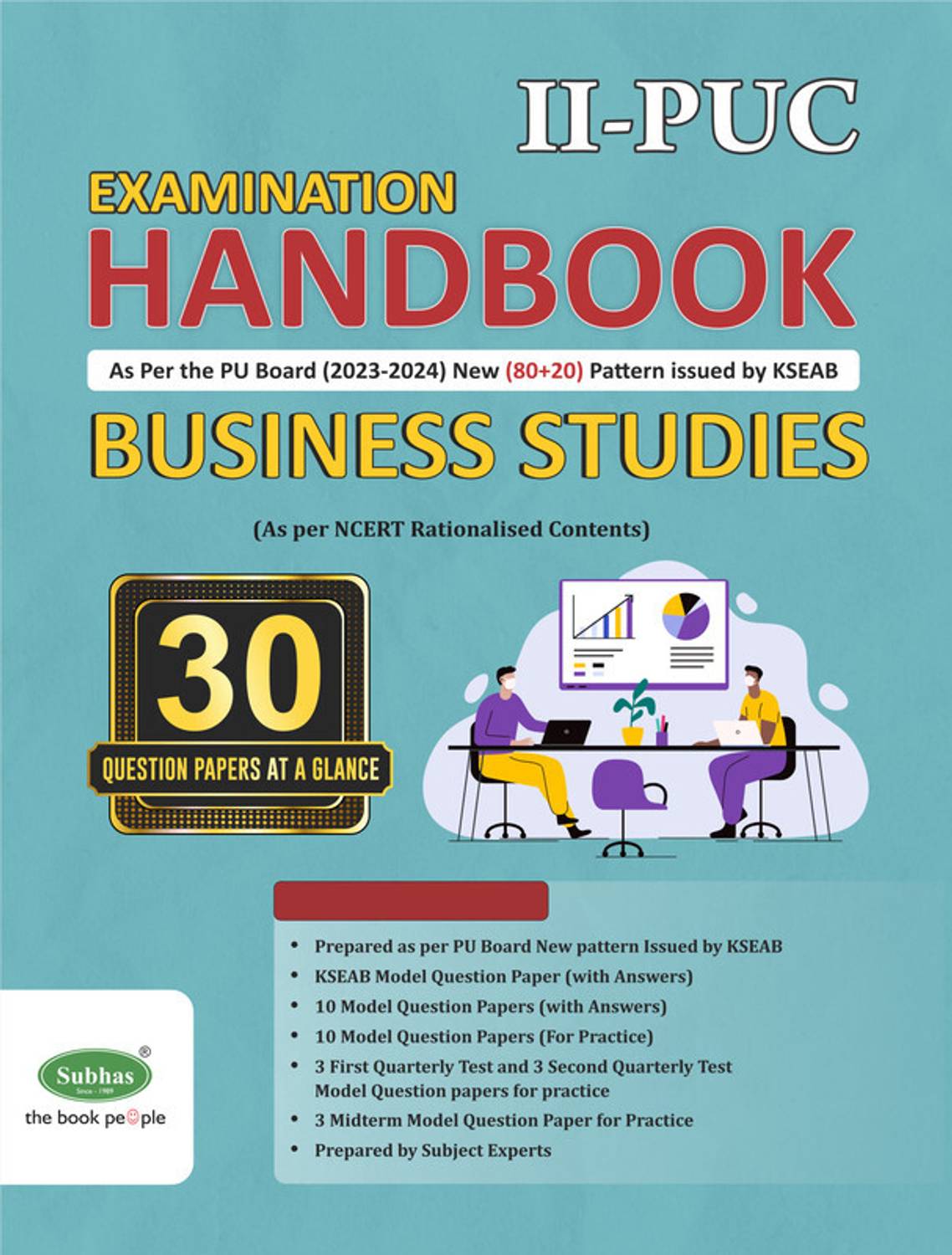 2nd Puc Examination Handbook Business Studies As Per New Exam Pattern 2023-24