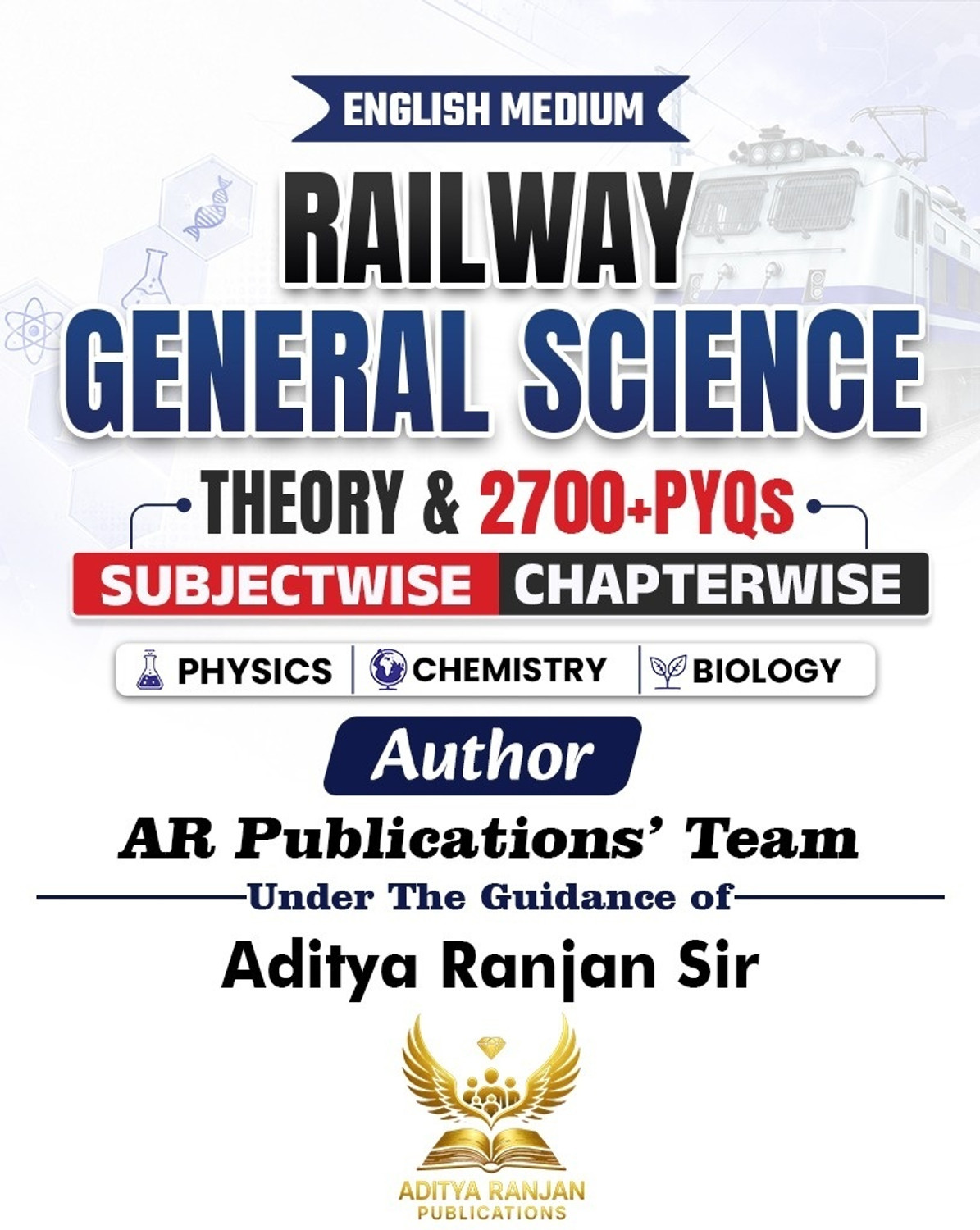 Image of Aditya Ranjan | Railway Maths | 3rd Edition | English Medium | 3500+ Chapter-Wise MCQs |Railway General Science| English Medium | Combo | 2700+ Pyq's Subjectwise Chapterwise | ALP, Technician, NTPC, RPF SI, RPF Constable, Group D, RRB JE And Other Railway Exams