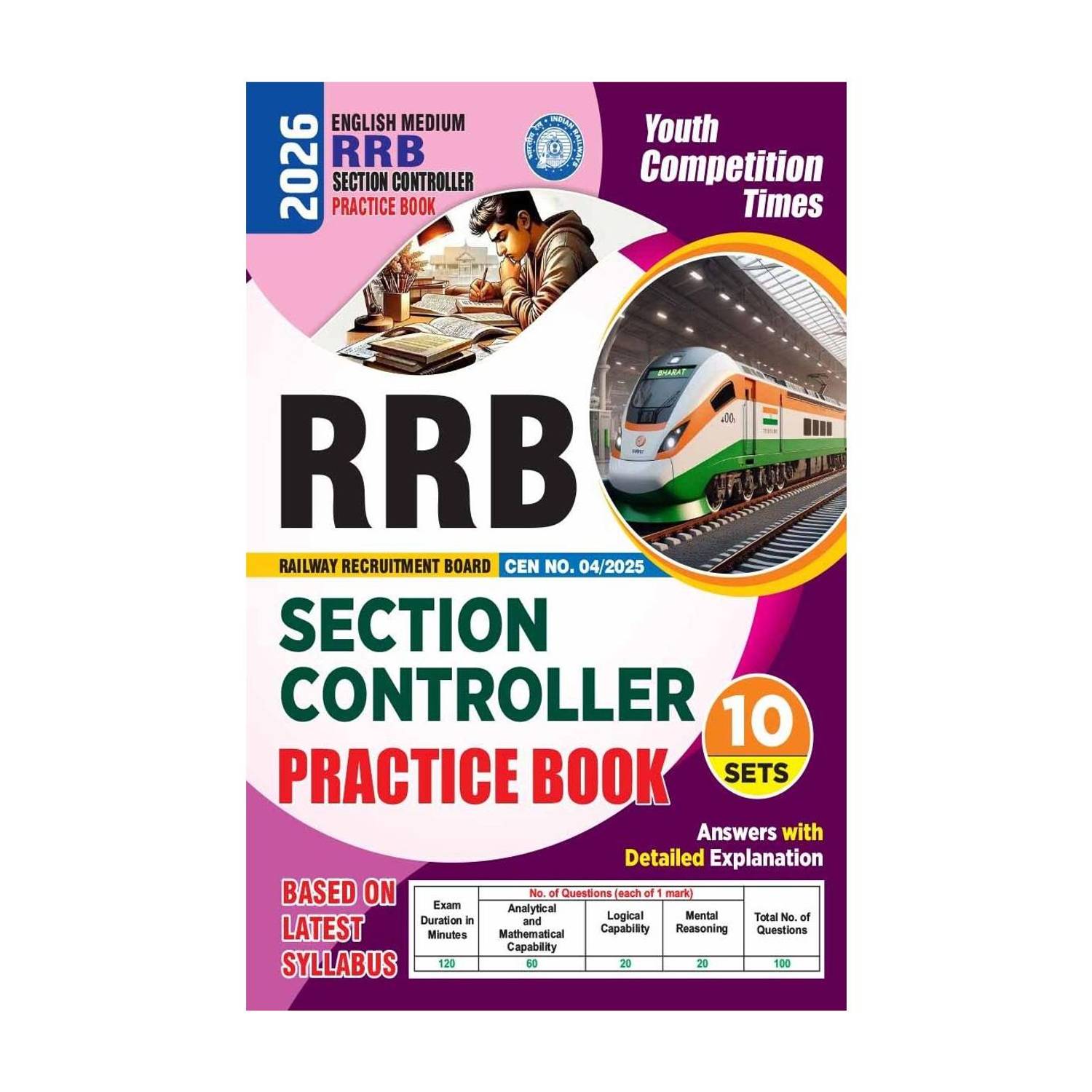 2026-27 RRB Section Controller Practice Book 192 395 E