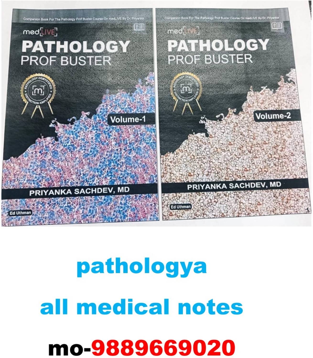 Lectures On Pathology 1924年 復刻版 Pathology By..priyanka Sachdev ..full Colour Notes Siparal Banding