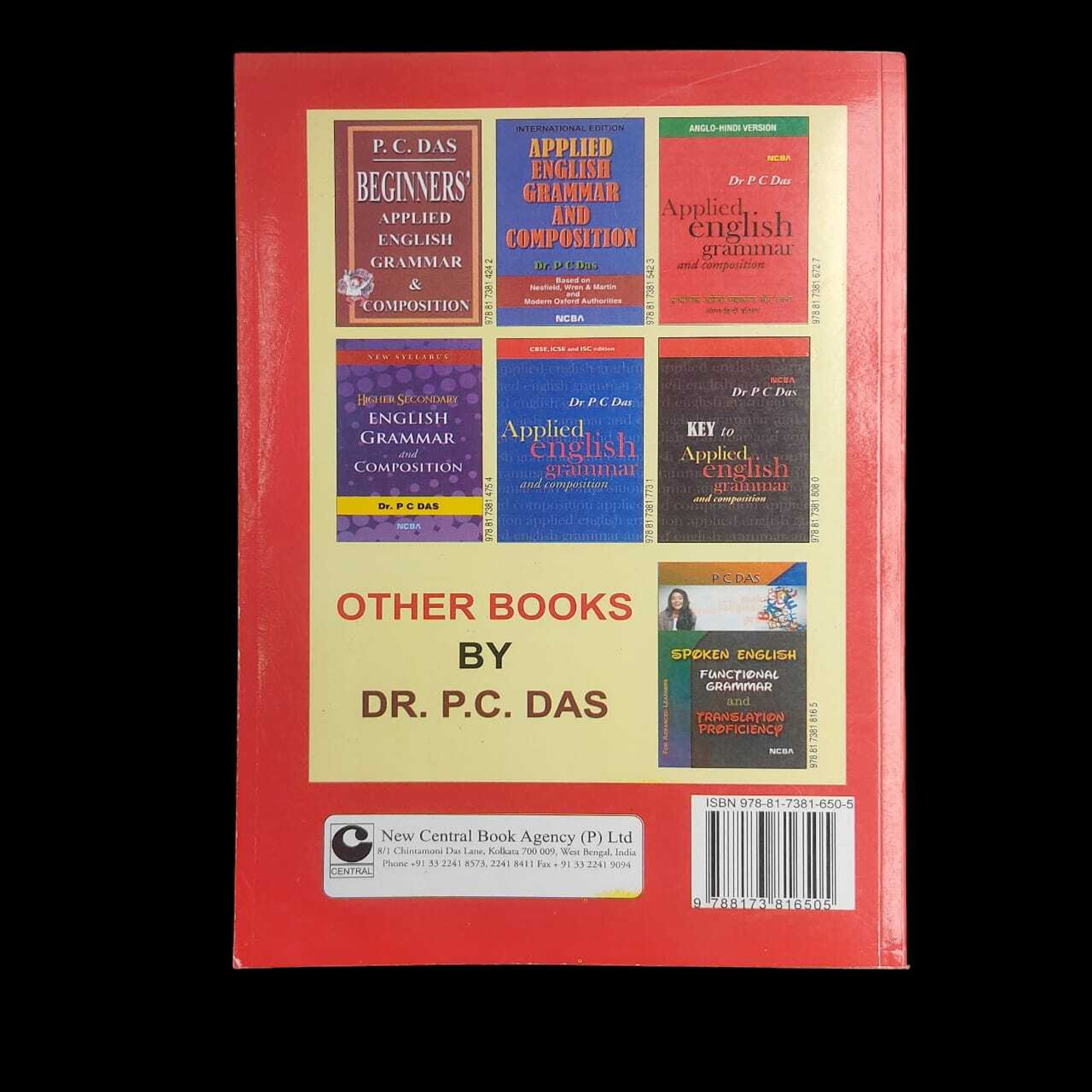 Image of APPLIED ENGLISH GRAMMAR AND COMPOSITION [2025 EDITION] ANGLO - BENGALI FOR HIGH SCHOOLS BY P. C. DAS Paperback - 4 May 2025