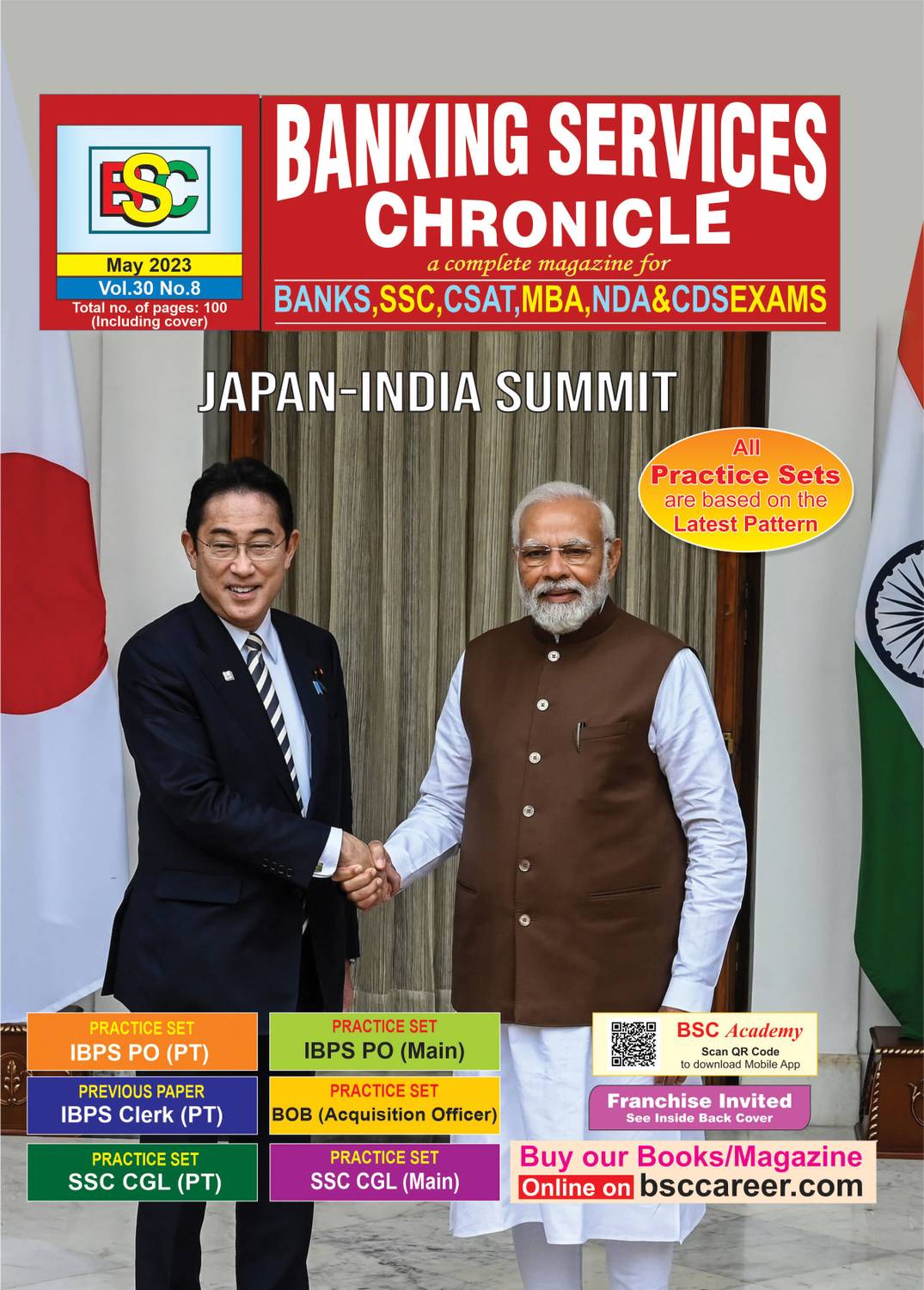 BSC Monthly Magazine For BANKS,SSC,CSAT,MBA,NDA&CDS EXAMS- May'23