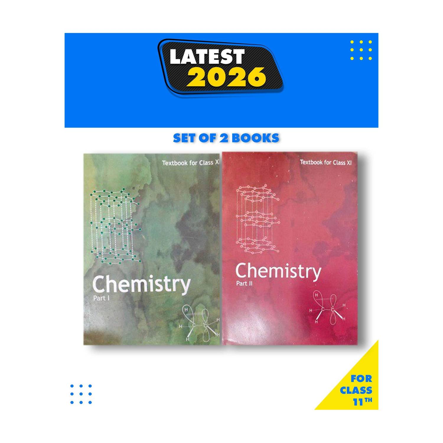 Nert Taxbook Class 11th Chemistry Part 1+2 (2 Books) - Image 1