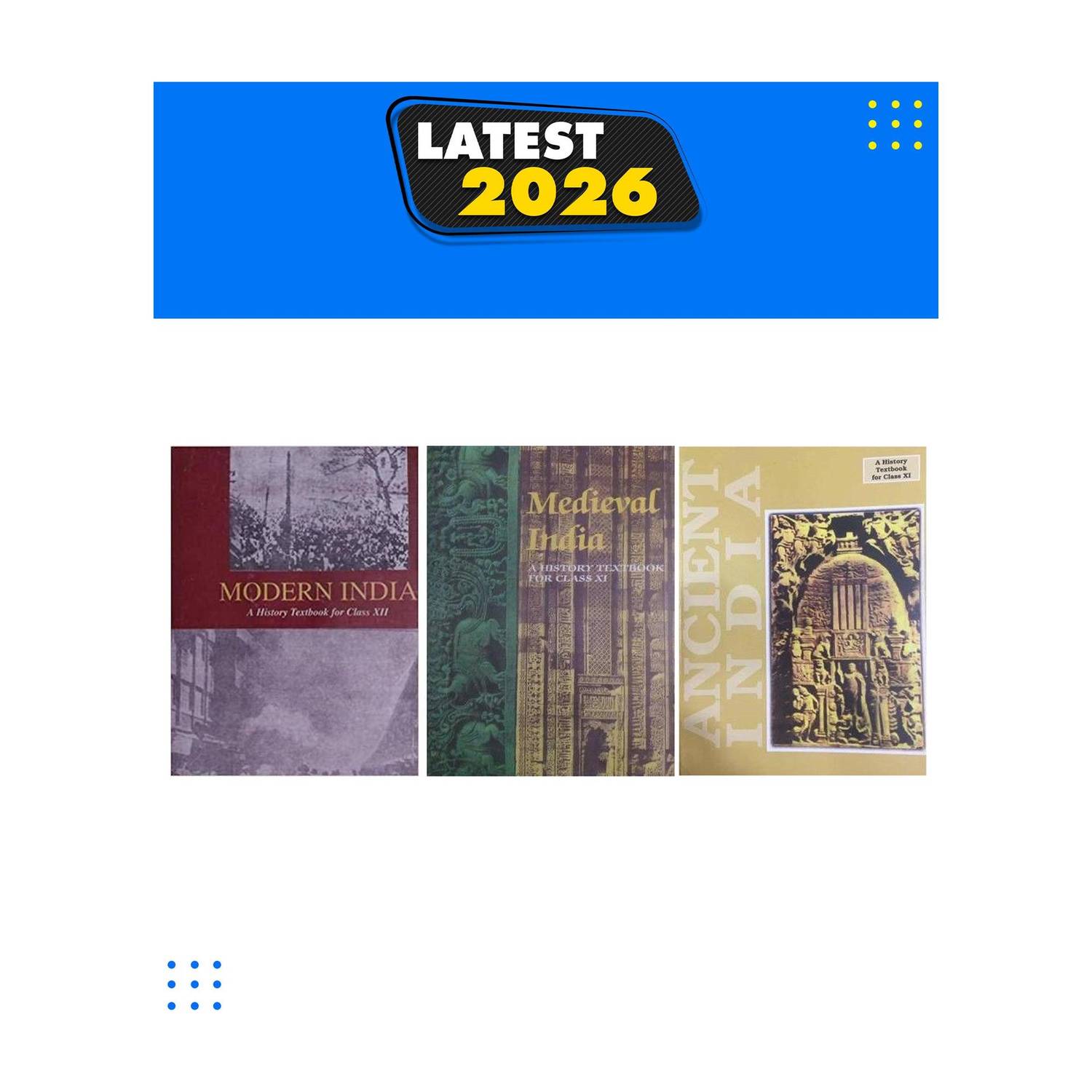 FOR CIVIL SERVICES EXAM PREPARATION Old Ncert Ancient,Medieval,Morden History Books With General Knowlege Book
