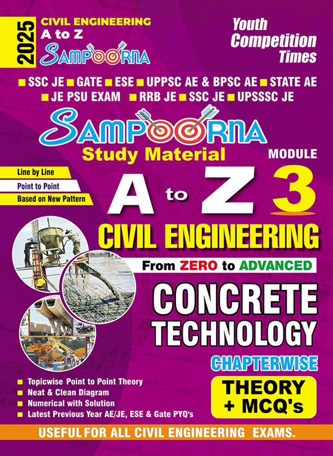 2025-26 Civil Engineering A To Z Concrete Technology Study Material 144 295 E