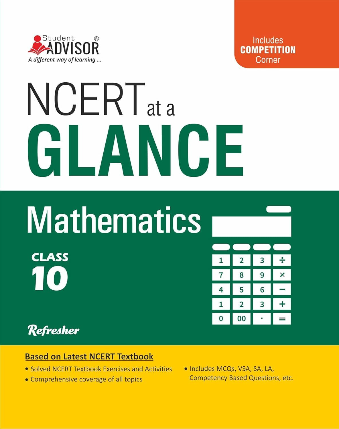 Image of Ncert At A Glance Mathematics Class 10 Refresher