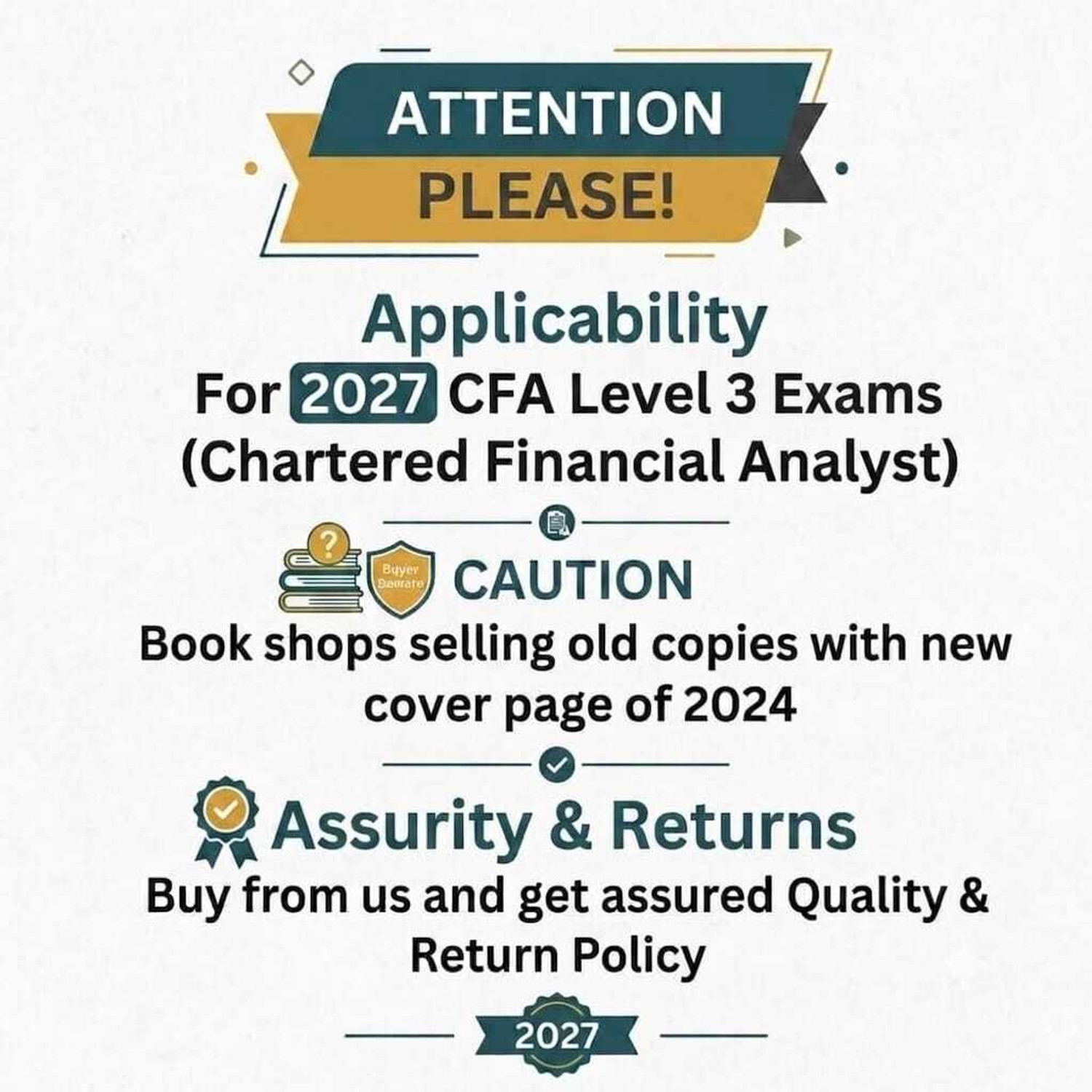 Image of CFA Level 3 2027 Schweser Study Notes | Complete 4 Book Set | Updated CFA Exam Preparation Material